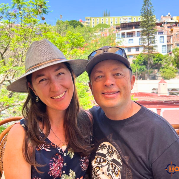 Eric and Brittany Highland in Guanajuato, Mexico 2025
