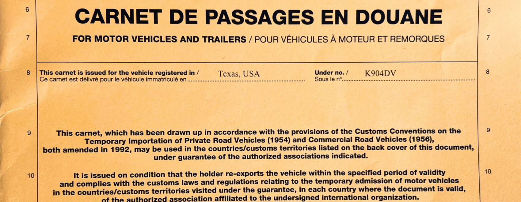 Answering Carnet de Passage Questions